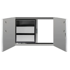 TrueFlame 36 Inch Two Drawer Dry Storage and Access Door Combo - TF-DP-36AC.