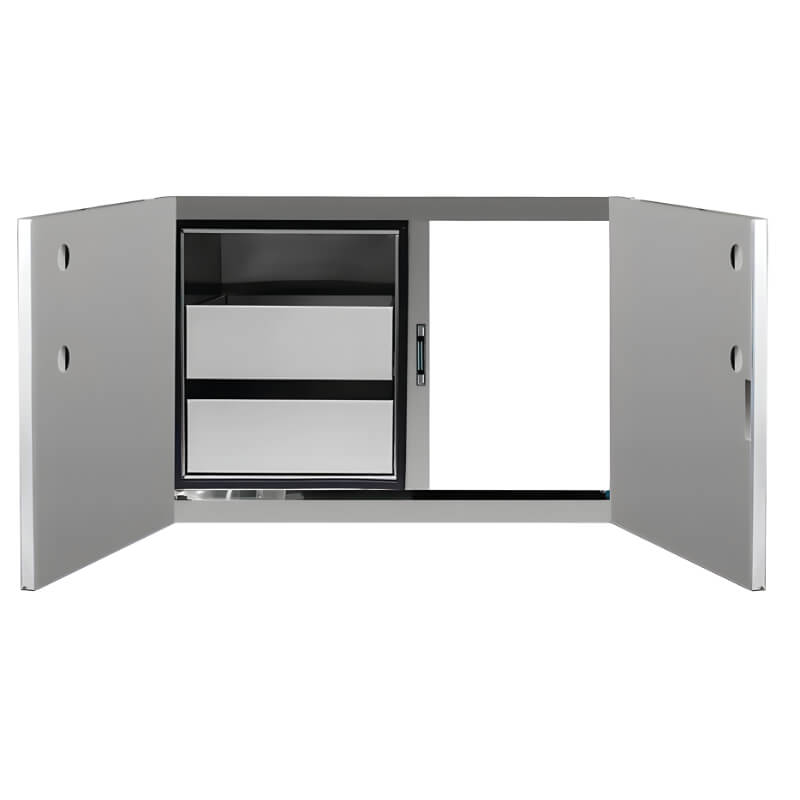TrueFlame 36 Inch Two Drawer Dry Storage and Access Door Combo - TF-DP-36AC.