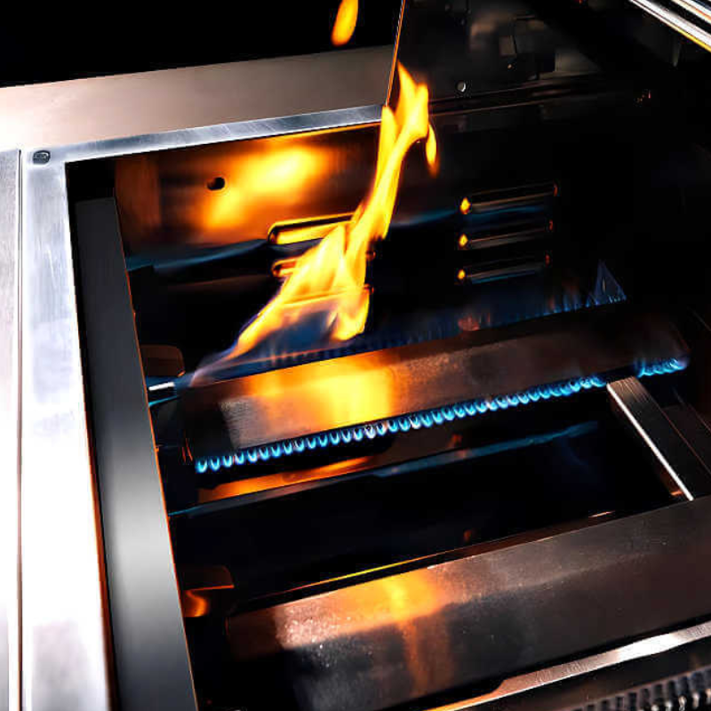 TrueFlame 40 Inch 5 Burner Built-In Gas Grill.