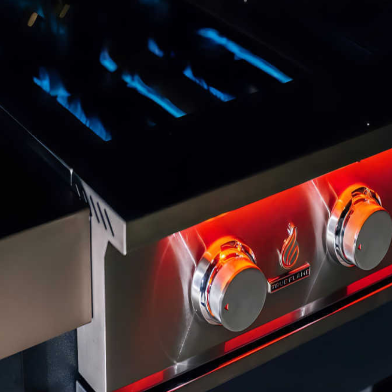 TrueFlame 40 Inch 5 Burner Built-In Gas Grill.