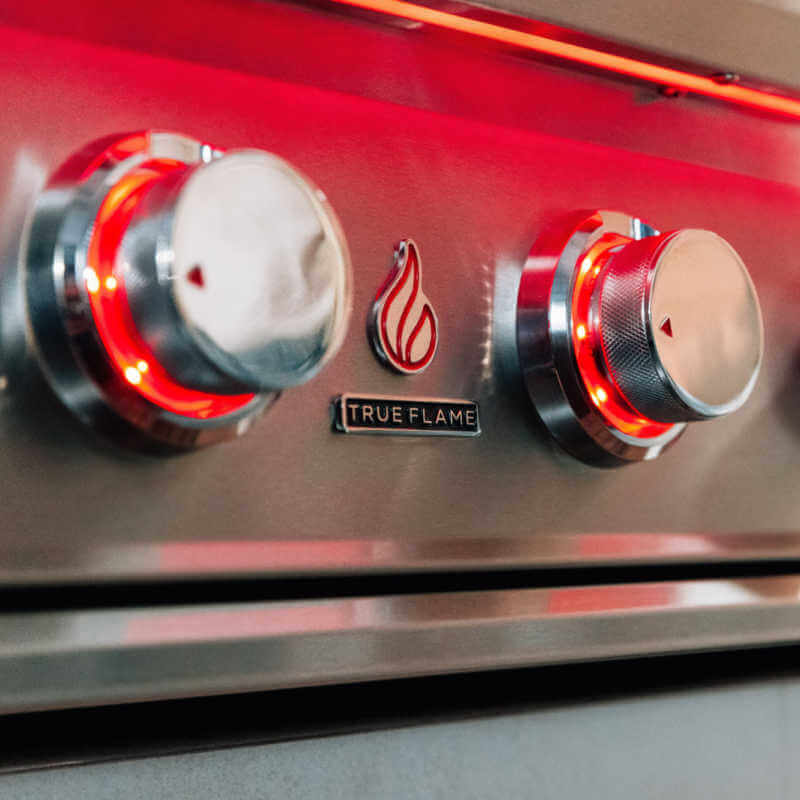 TrueFlame 40 Inch 5 Burner Built-In Gas Grill.