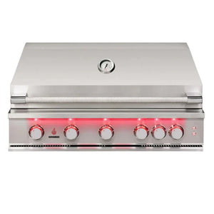 TrueFlame 40 Inch 5 Burner Built-In Gas Grill.