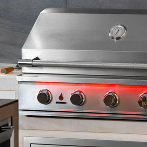 TrueFlame 40 Inch 5 Burner Built-In Gas Grill.