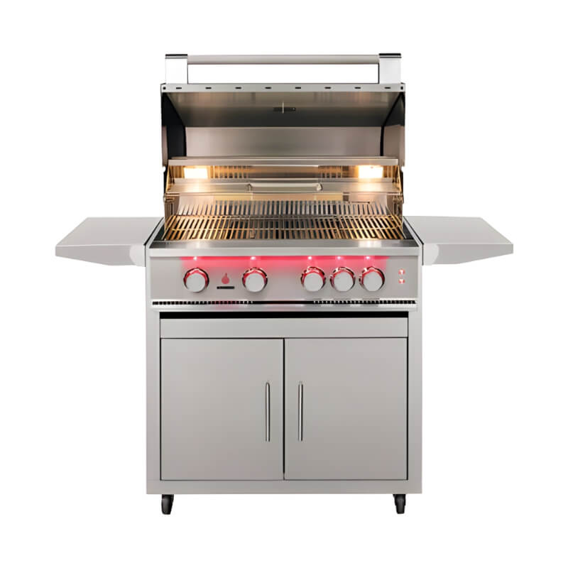 TrueFlame 40 Inch 5 Burner Freestanding Gas Grill.