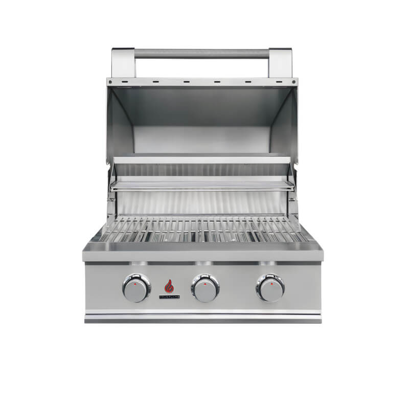 TrueFlame E Series 25 Inch 3 Burner Built-In Gas Grill.