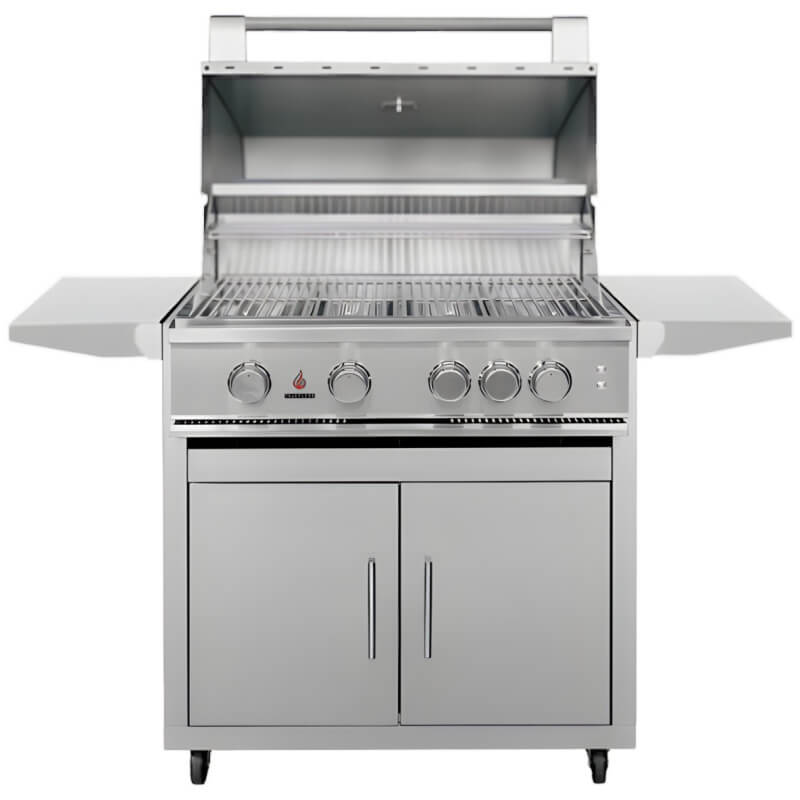 TrueFlame E Series 32 Inch 4 Burner Freestanding Gas Grill.