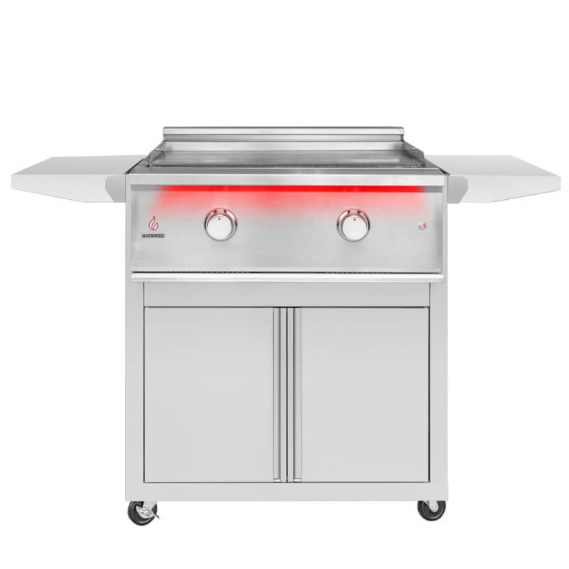 Trueflame 30 Inch Freestanding Gas Griddle.