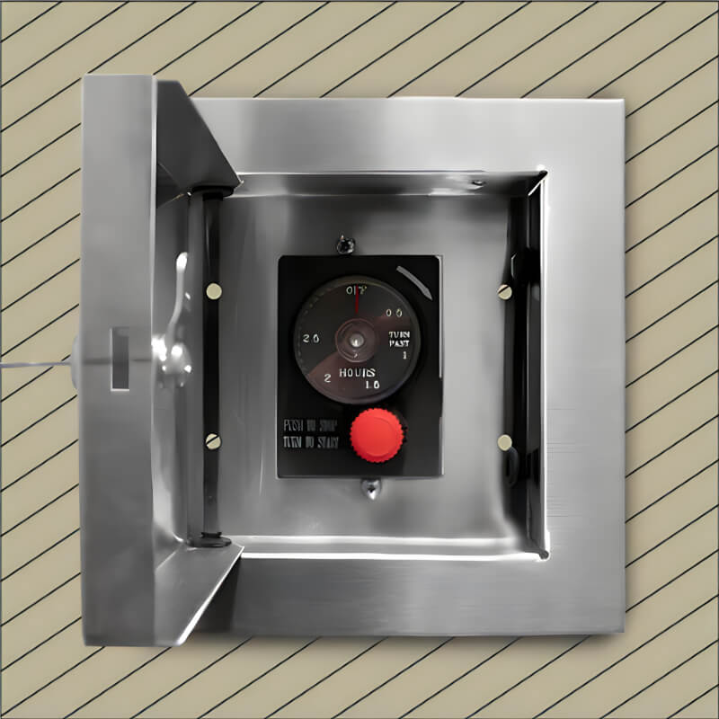 TrueFlame Gas Timer Locking Cabinet - TF-ESTOP-LC-KIT.
