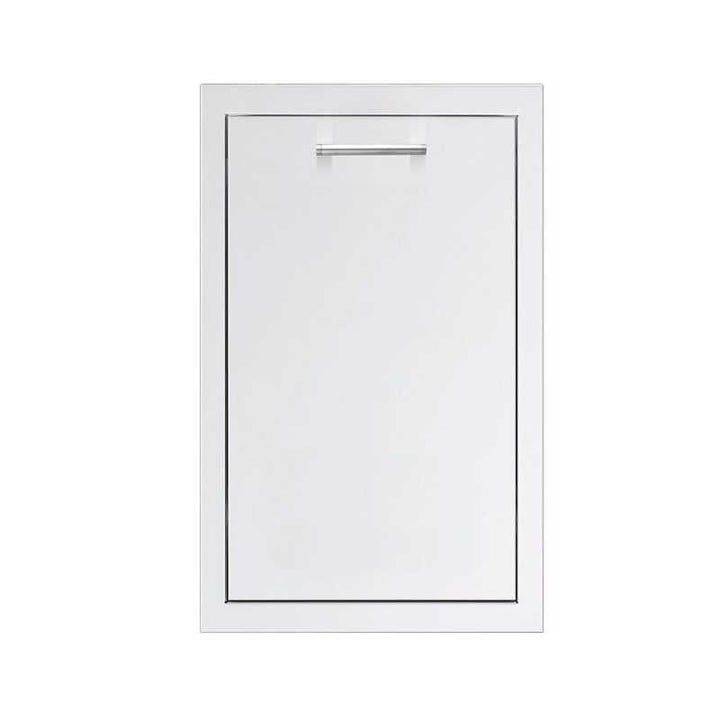 TrueFlame 14-in Stainless Steel Flush Mount Narrow Roll-Out Trash Access Drawer.