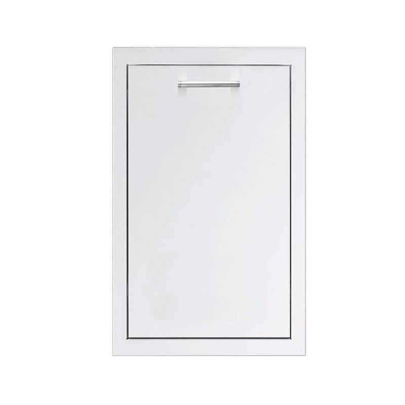 TrueFlame 14-in Stainless Steel Flush Mount Narrow Roll-Out Trash Access Drawer.