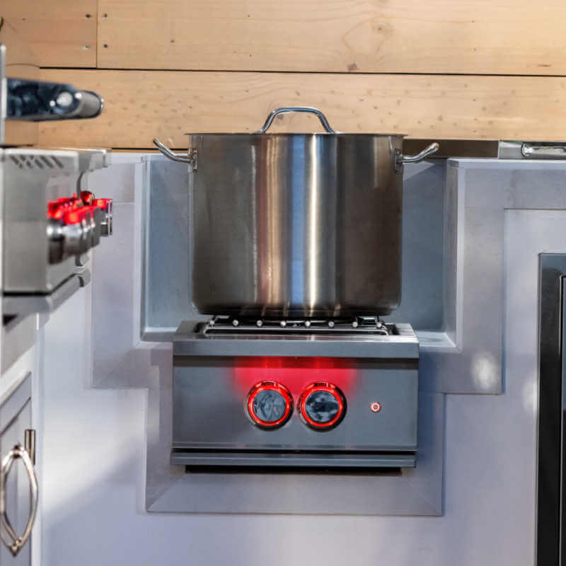 TrueFlame Built-In Stainless Steel Power Burner - TFPB.