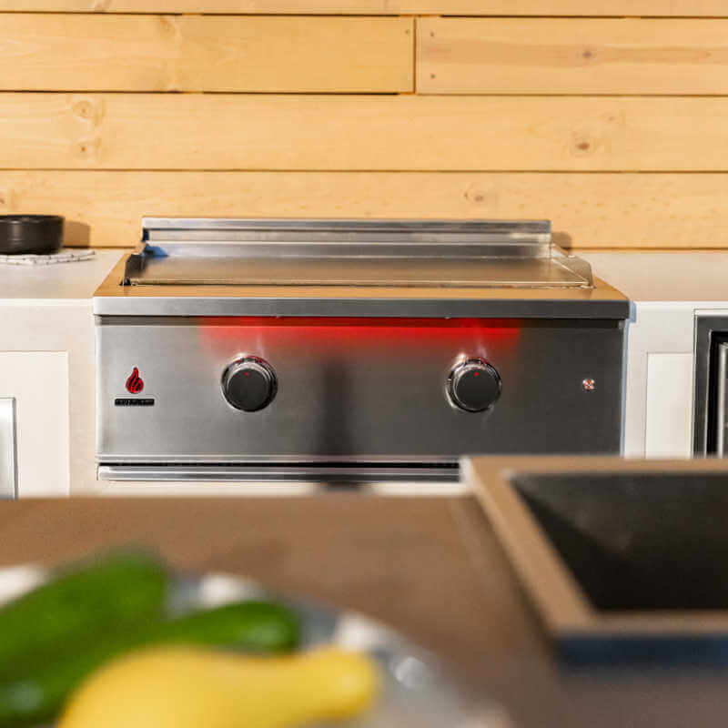 Trueflame 30 Inch Built-In Gas Griddle.