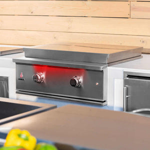 Trueflame 30 Inch Built-In Gas Griddle.