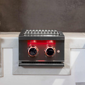Trueflame Built-In Double Side Burner - TFSB2.