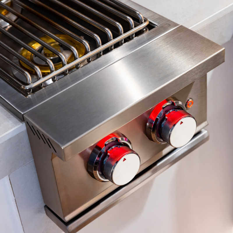Trueflame Built-In Double Side Burner - TFSB2.