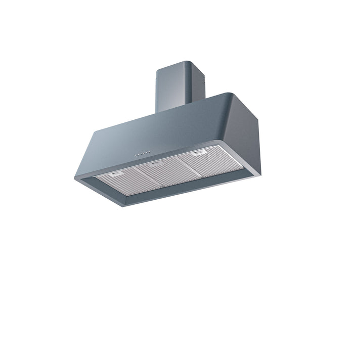 ILVE Nostalgie 36 Inch Burgundy Wall Mount Convertible Range Hood - UAG36