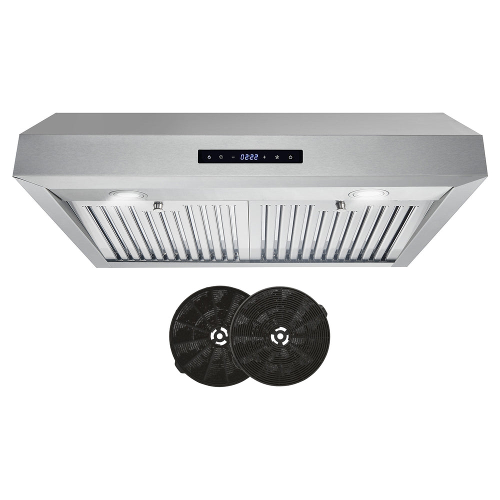 Cosmo 30" 380 CFM Convertible Under Cabinet Range Hood with Digital Touch Controls, UMC30-DL