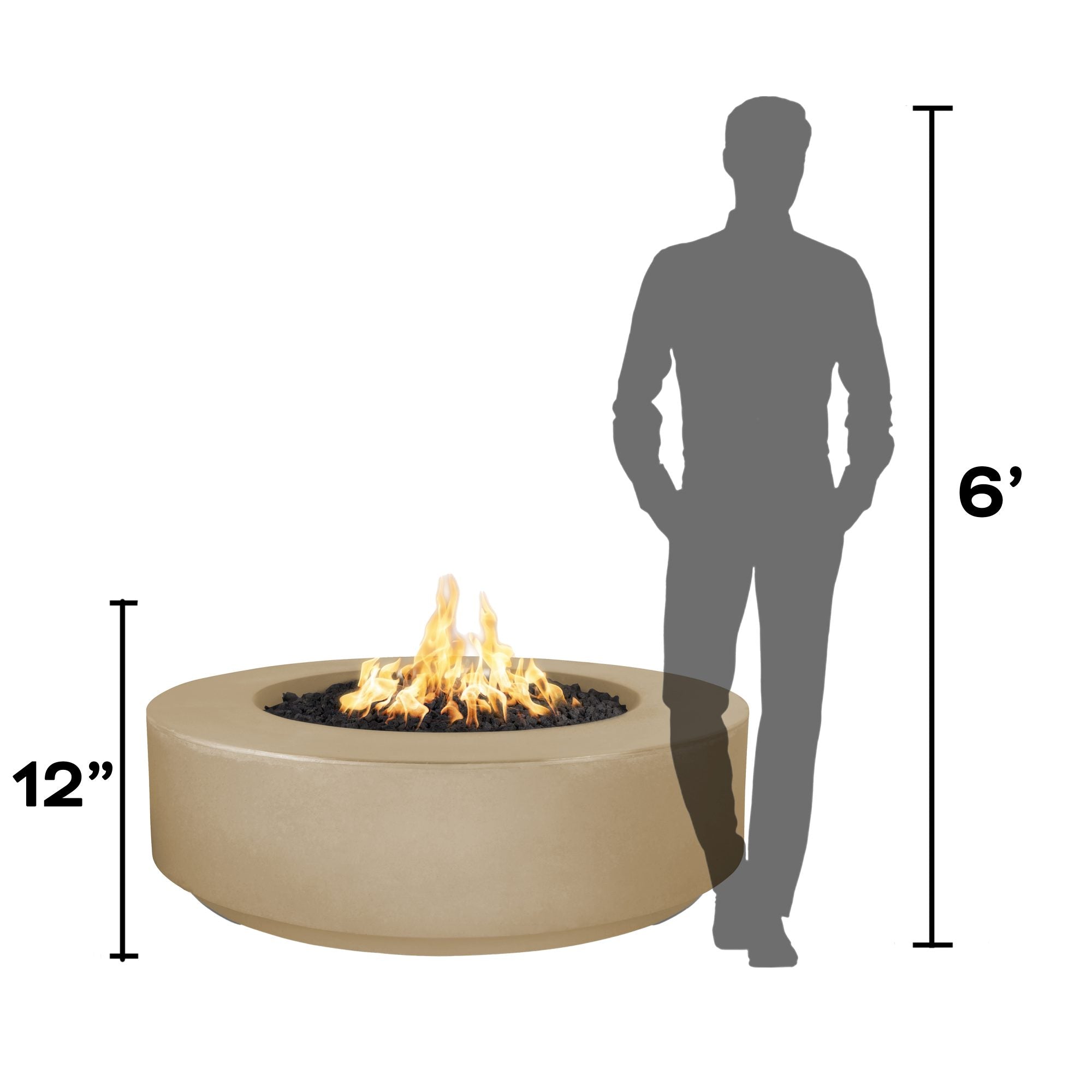The Outdoor Plus Florence Metal Fire Pit 42".