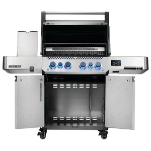 Napoleon New Prestige® 500 Connected RSIB Freestanding Gas Grill w/ Infrared Side and Rear Burner.