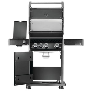 Napoleon Rogue® PRO 425 SIB Black Freestanding Gas Grill w/ Infrared Side Burner.