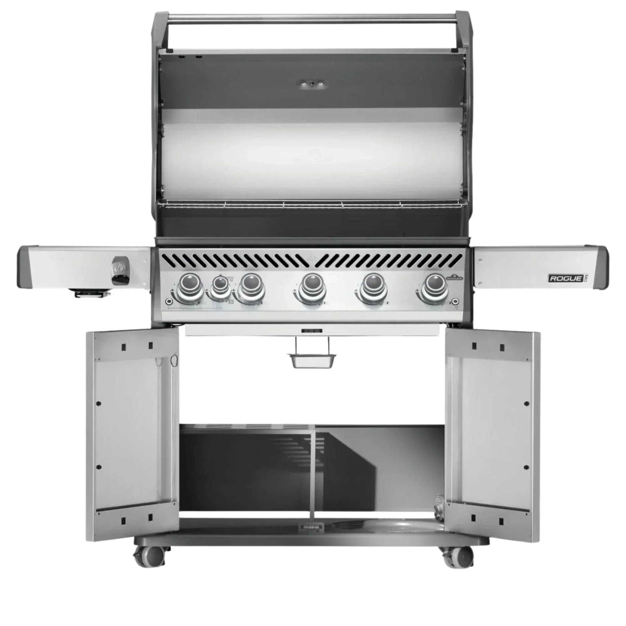 Napoleon Rogue PRO 625 SIB Freestanding Gas Grill w/ Infrared Side Burner.