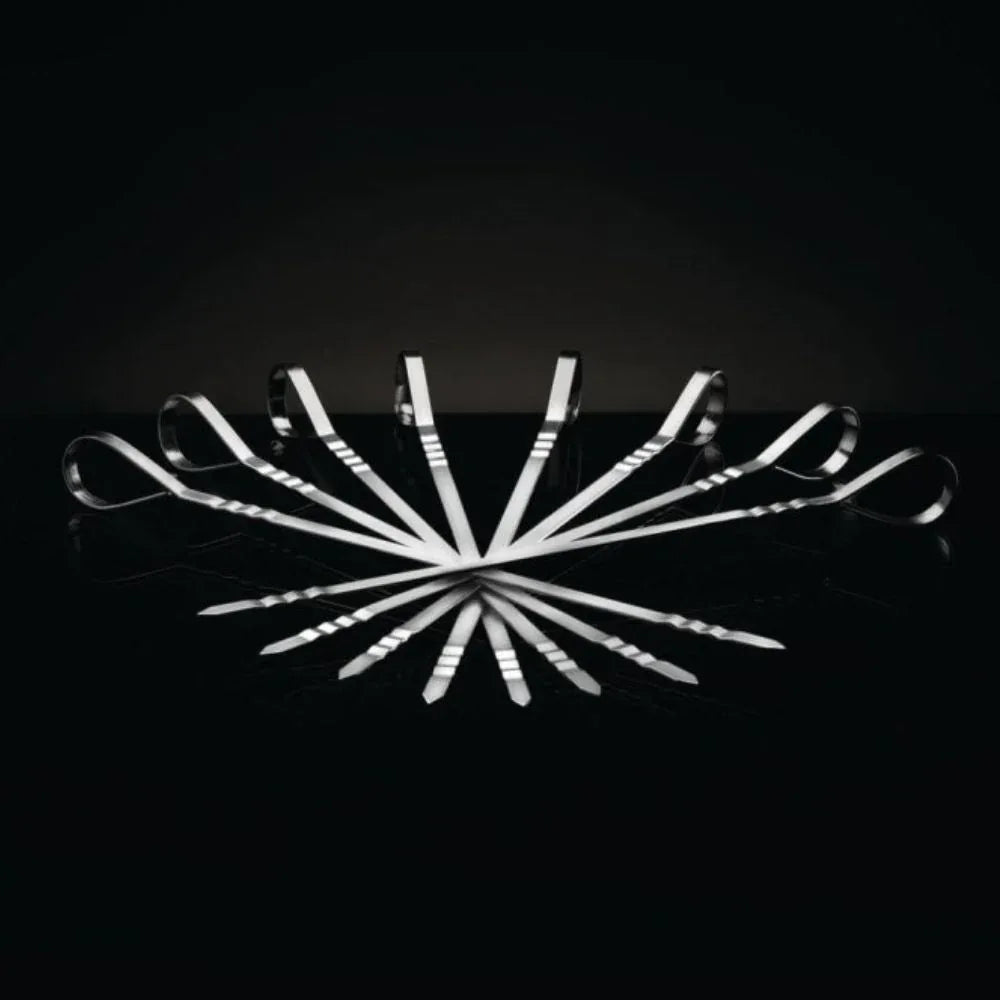 Napoleon 70015 Stainless Steel MultiFunctional Skewers, 8 Pack.