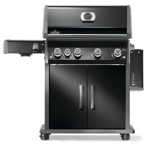 Napoleon Rogue® PRO 525 SIB Black Freestanding Gas Grill w/ Infrared Side Burner.
