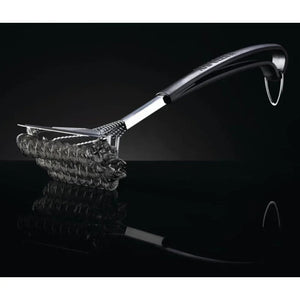 Napoleon 62059 Bristle-Free Triple-Row Grill Brush w/ Rolled Stainless Steel.