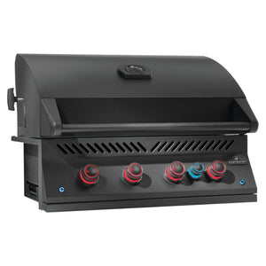 Napoleon Matte Black Built-in 700 Series 32-Inch RB Gas Grill w/ infrared Rear Burner.