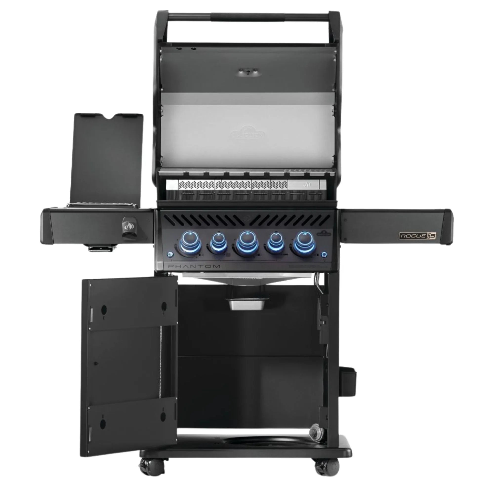 Napoleon Phantom Rogue PRO-S 425 RSIB Freestanding Gas Grill w/ Infrared Side and Rear Burner.