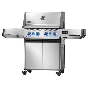 Napoleon New Prestige® 500 Connected RSIB Freestanding Gas Grill w/ Infrared Side and Rear Burner.