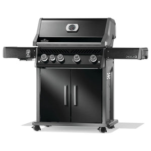 Napoleon Rogue® PRO 525 SIB Black Freestanding Gas Grill w/ Infrared Side Burner.