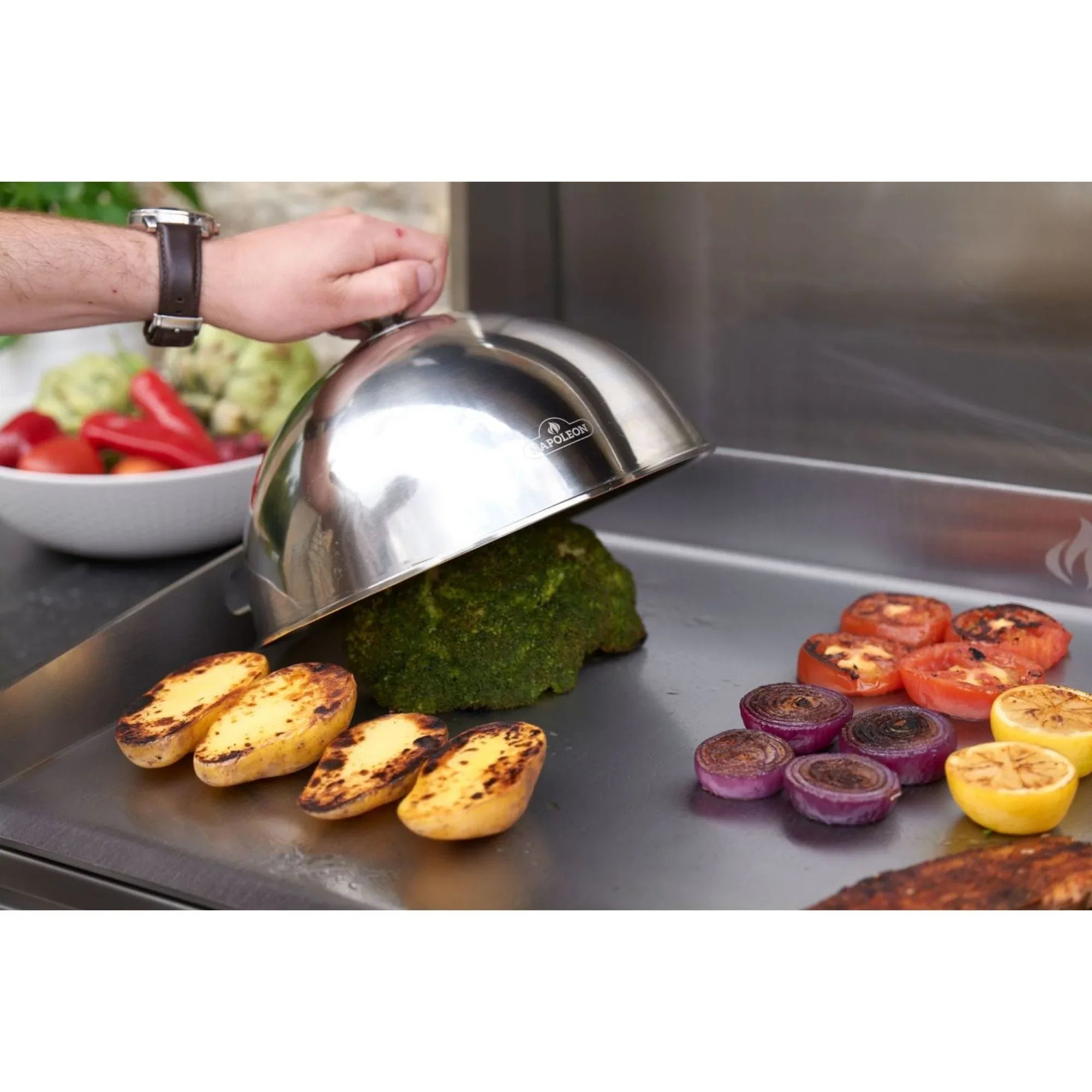 Napoleon 700 Series 32 Stainless Steel Built-In Gas Griddle.