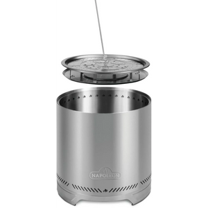 Napoleon Timberwolf 18-Inch Stainless Steel Smokeless Fire Pit.