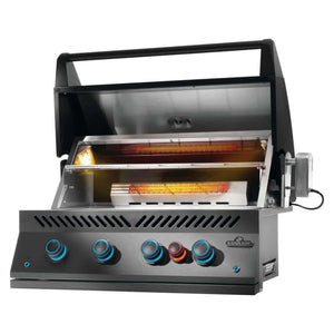 Napoleon Matte Black Built-in 700 Series 32-Inch RB Gas Grill w/ infrared Rear Burner.