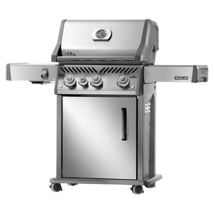 Napoleon Rogue® PRO 425 SIB Stainless Steel Freestanding Gas Grill w/ Infrared Side Burner.
