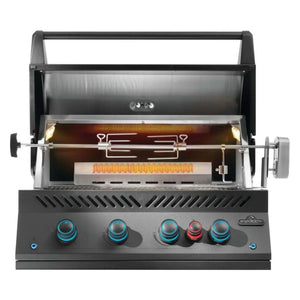 Napoleon Matte Black Built-in 700 Series 32-Inch RB Gas Grill w/ infrared Rear Burner.
