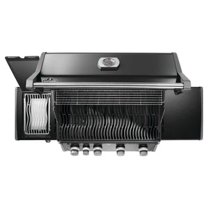 Napoleon Rogue® PRO 525 SIB Black Freestanding Gas Grill w/ Infrared Side Burner.