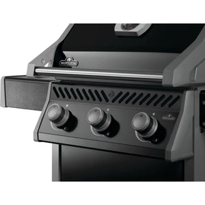 Napoleon Rogue 425 Freestanding Gas Grill w/ Stainless Steel Grids.