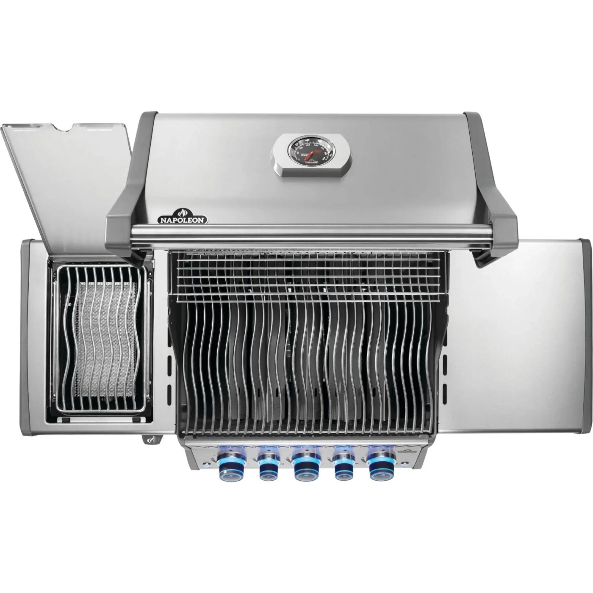 Napoleon Rogue® PRO-S 425 RSIB Freestanding Gas Grill w/ Infrared Side and Rear Burner.