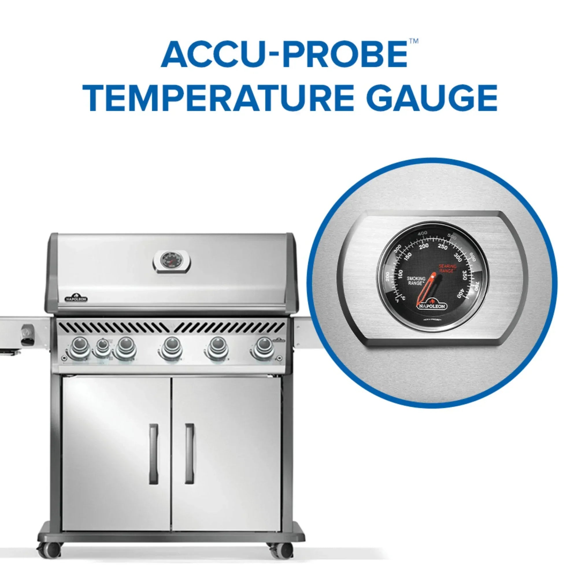 Napoleon Rogue PRO 625 SIB Freestanding Gas Grill w/ Infrared Side Burner.