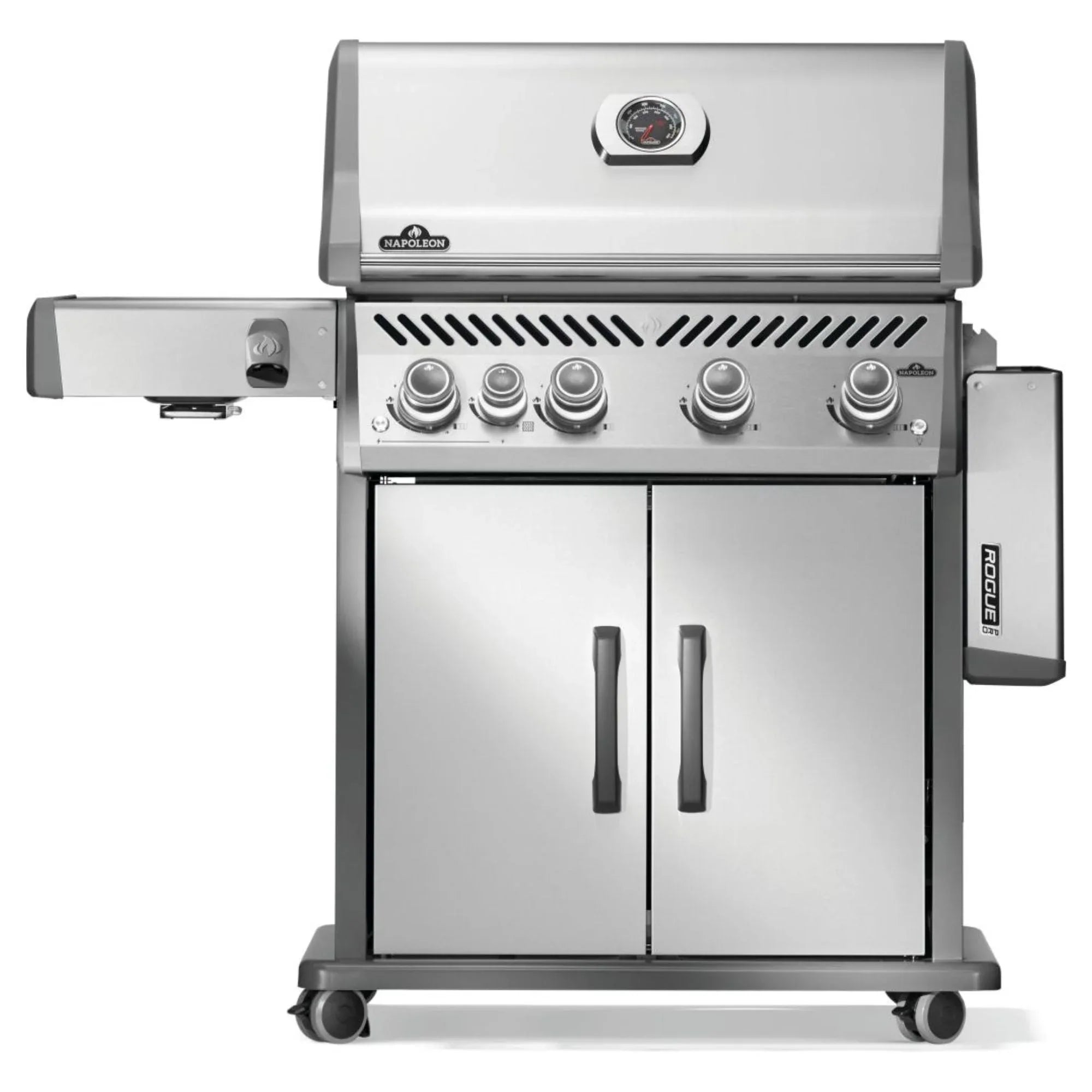 Napoleon Rogue® PRO 525 SIB Freestanding Gas Grill w/ Infrared Side Burner.