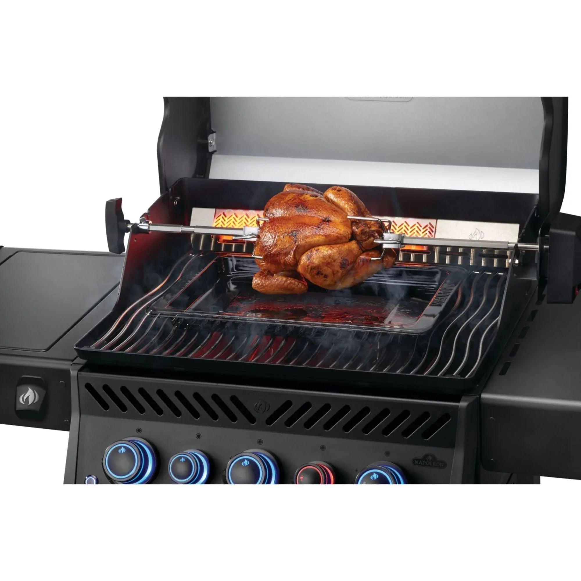 Napoleon Phantom Rogue PRO-S 425 RSIB Freestanding Gas Grill w/ Infrared Side and Rear Burner.