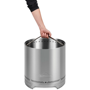 Napoleon Timberwolf 18-Inch Stainless Steel Smokeless Fire Pit.