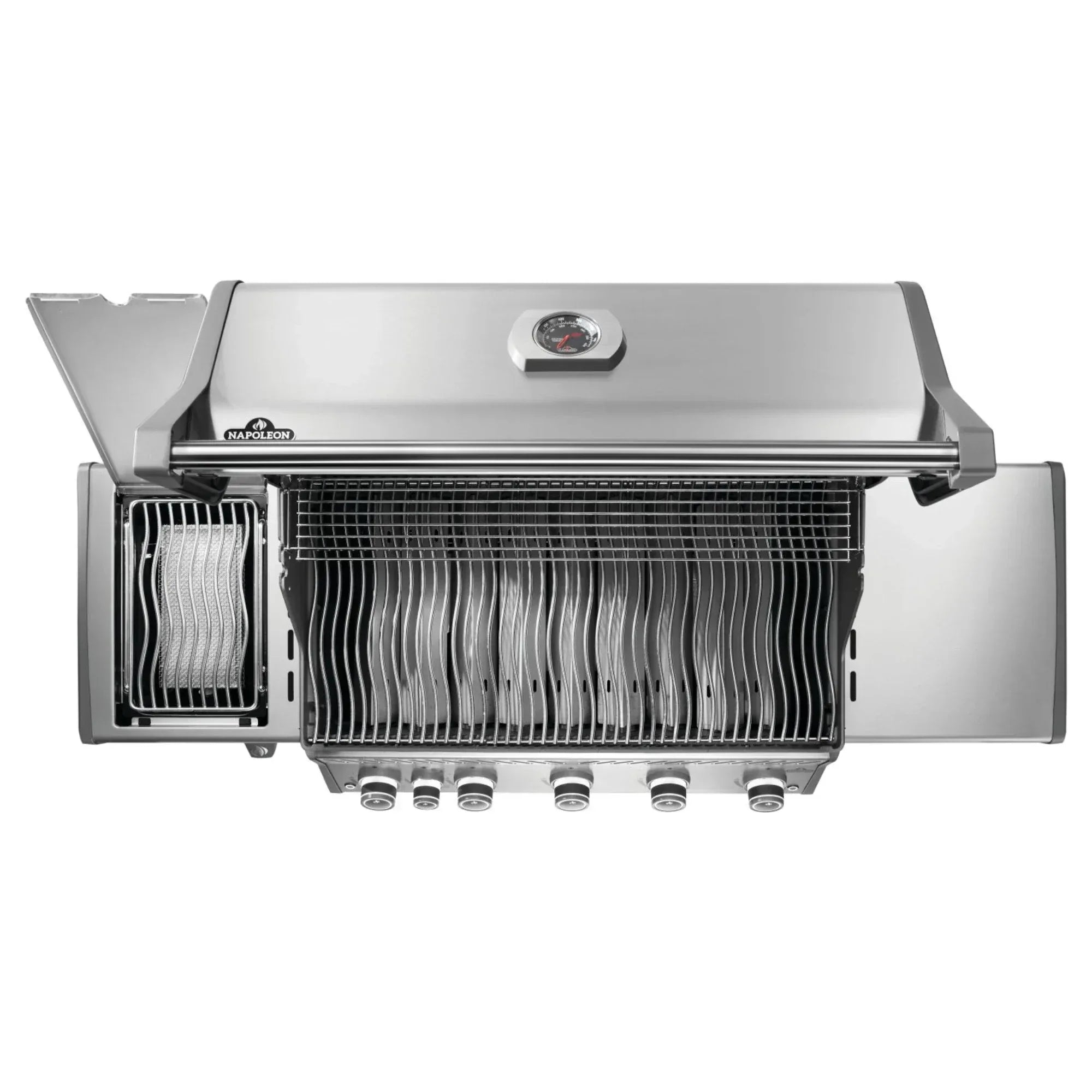 Napoleon Rogue PRO 625 SIB Freestanding Gas Grill w/ Infrared Side Burner.