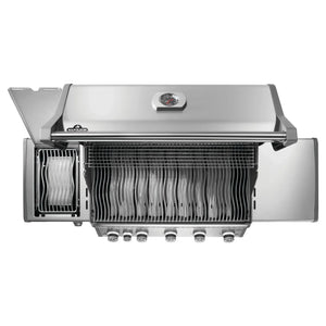 Napoleon Rogue PRO 625 SIB Freestanding Gas Grill w/ Infrared Side Burner.