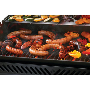 Napoleon Rogue PRO 625 SIB Black Freestanding Gas Grill w/ Infrared Side Burner.