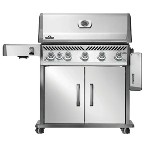 Napoleon Rogue PRO 625 SIB Freestanding Gas Grill w/ Infrared Side Burner.