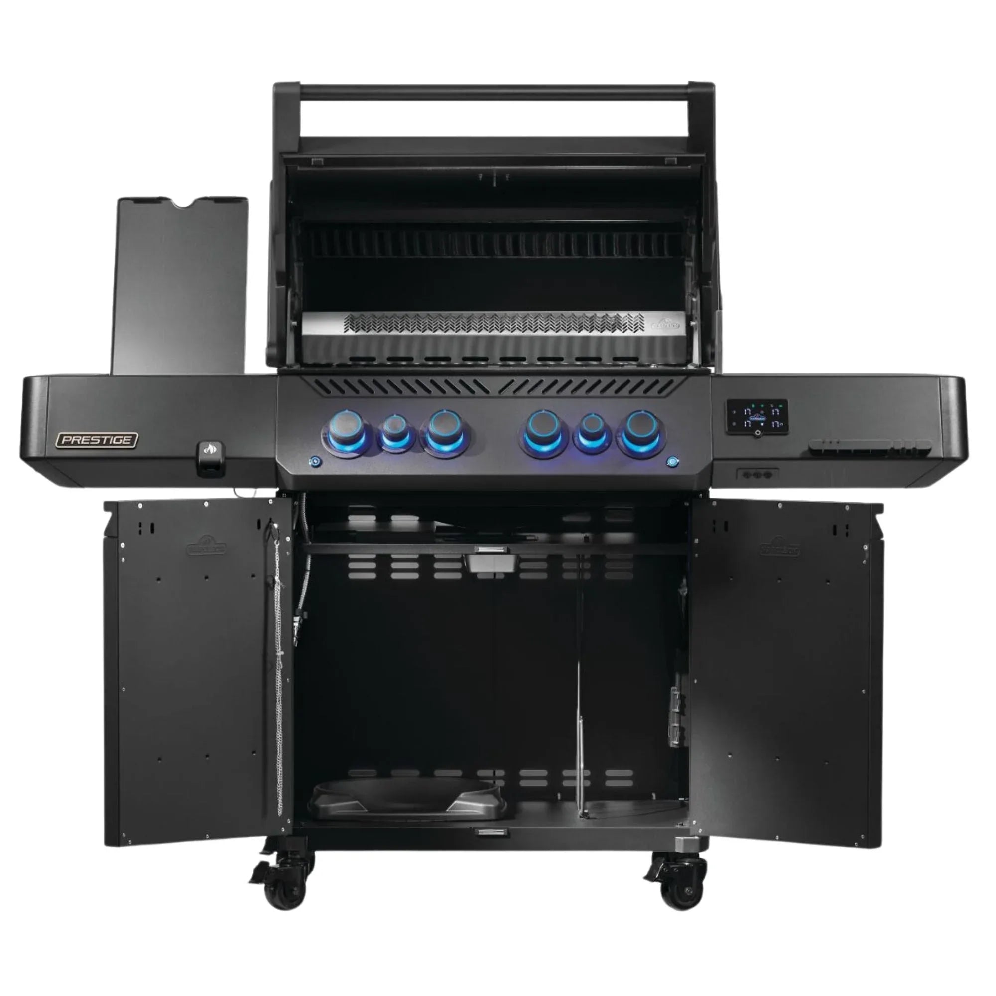 Napoleon Phantom Prestige® 500 Connected RSIB Freestanding Gas Grill w/ Infrared Side and Rear Burner.