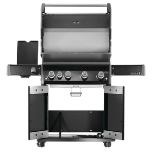 Napoleon Rogue® PRO 525 SIB Black Freestanding Gas Grill w/ Infrared Side Burner.